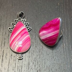 Pink Lace Agate Bundle